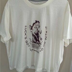 Bender White Graphic Tee - Short Sleeve